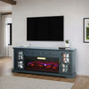Fidel 74'' TV Console w/ Electric Fireplace