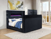 Tisdall Wingback TV Bed with Flame Visualizer