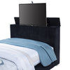 Tisdall Wingback TV Bed with Flame Visualizer