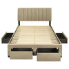 Wheatland Panel Platform Storage Bed