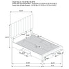 Wheatland Panel Platform Storage Bed