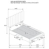 Wheatland Panel Platform Storage Bed