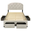 Marianna Panel Platform Storage Bed
