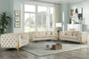 Kingdom Cream Velvet Sofa