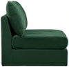 Jacob Green Velvet Armless