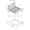 Kauffman Panel Platform Storage Bed