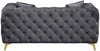 Kingdom Grey Velvet Loveseat