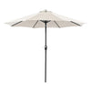 Soli 9' Outdoor Umbrella w/ Auto Tilt + 21" Round Base