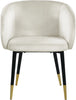 Louise Cream Velvet Dining Chair
