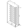 Montara Wine Cabinet with LED Lighting