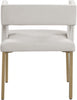 Caleb Cream Velvet Dining Chair
