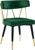 Rheingold Green Velvet Dining Chair