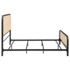 Lanewood Eastern King & Queen Bed Black & White