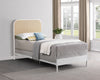 Amherst Eastern King, Queen, Full, & Twin Bed White & Black