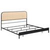 Amherst Eastern King, Queen, Full, & Twin Bed White & Black