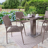 Aminta 3 & 5 Piece Patio Bistro Set