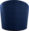 Alessio Navy Velvet Accent Chair