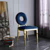 Carousel Navy Velvet Dining Chair