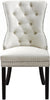 Nikki Cream Velvet Dining Chair