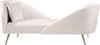 Nolan Cream Velvet Chaise