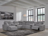 Modmax II Power Reclining Sectional with Chaise and Audio Consoles