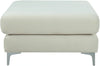 Julia Cream Velvet Modular Ottoman