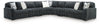 Midnight-Madness Sectional - Gunmetal