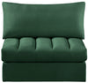 Jacob Green Velvet Armless