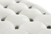 Banquet Cream Velvet Ottoman/Bench