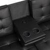 Eidsberg Futon Sofa Bed Orange, Grey, Brown, & Black
