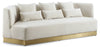 Marquis Cream Velvet Sofa