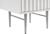 Modernist White Gloss Night Stand