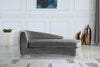 Julian Grey Velvet Chaise