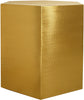 Hexagon Brushed Gold End Table