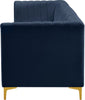 Alina Navy Velvet Modular Sofa
