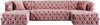 Coco Pink Velvet 3pc. Sectional (3 Boxes)