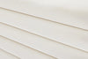 Lorenzo Cream Velvet Ottoman