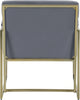 Wayne Grey Velvet Accent Chair