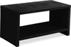 Cleo Black Velvet Night Stand