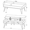 Fanning Lift-Top Coffee Table Set
