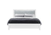 Luccia White Bed with LED