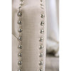 Tegan Beige/Light Blue Love Seat