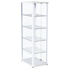 Aero Curio Cabinet with LED Lighting