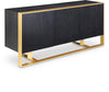 Sherwood Black Wood Sideboard/Buffet