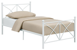 Hart Twin Platform Bed White image