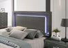 ALISON Cal.King, E.King, Full, Queen Bed, Dark Walnut