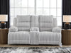 Rhines Falls Power Reclining Loveseat with Console