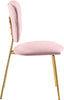 Angel Pink Velvet Dining Chair