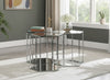 Sei Chrome End Table