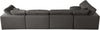Plush Grey Velvet Standard Cloud Modular Sectional